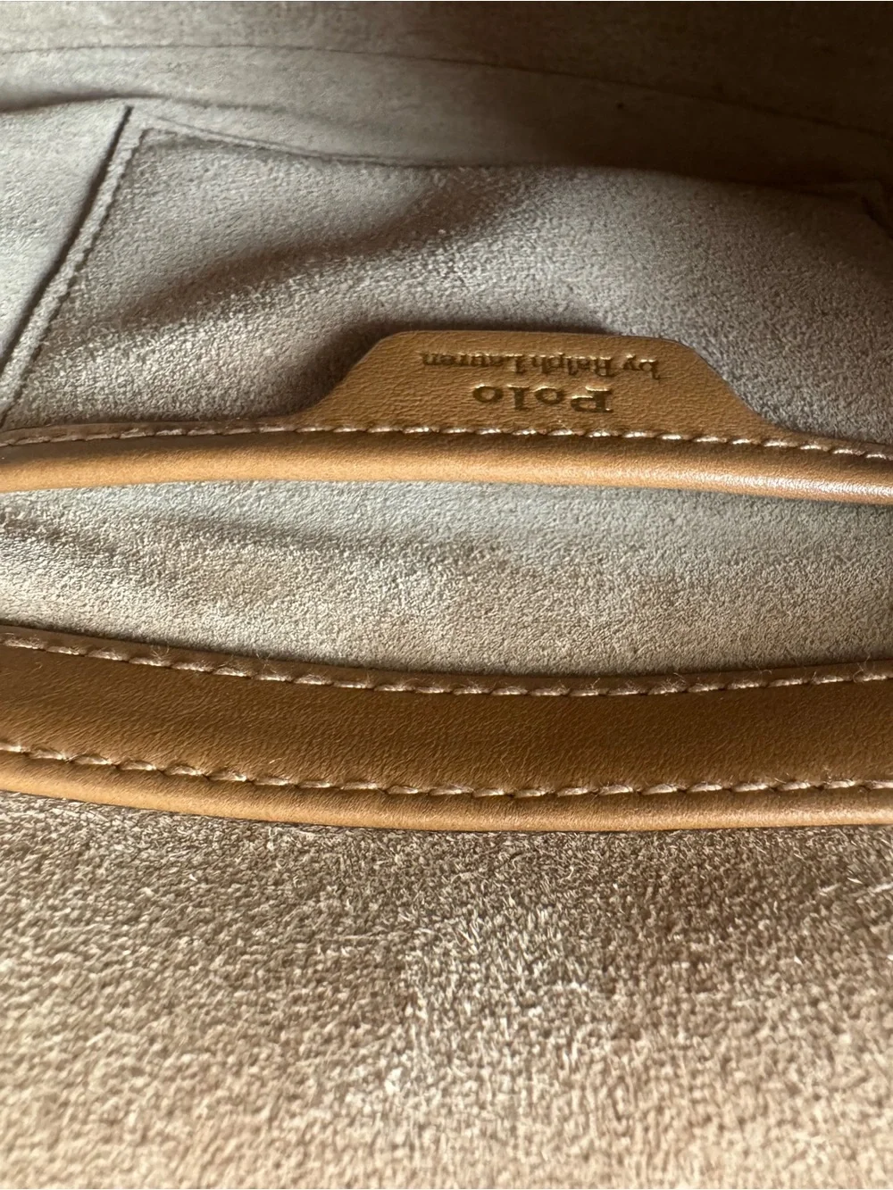 Polo Ralph Lauren ID mini saddle crossbody bag